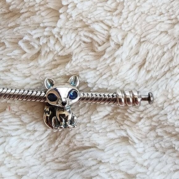 New authentic Sterling Silver Charm Fox for Pandora Moments bracelet - Picture 2 of 4